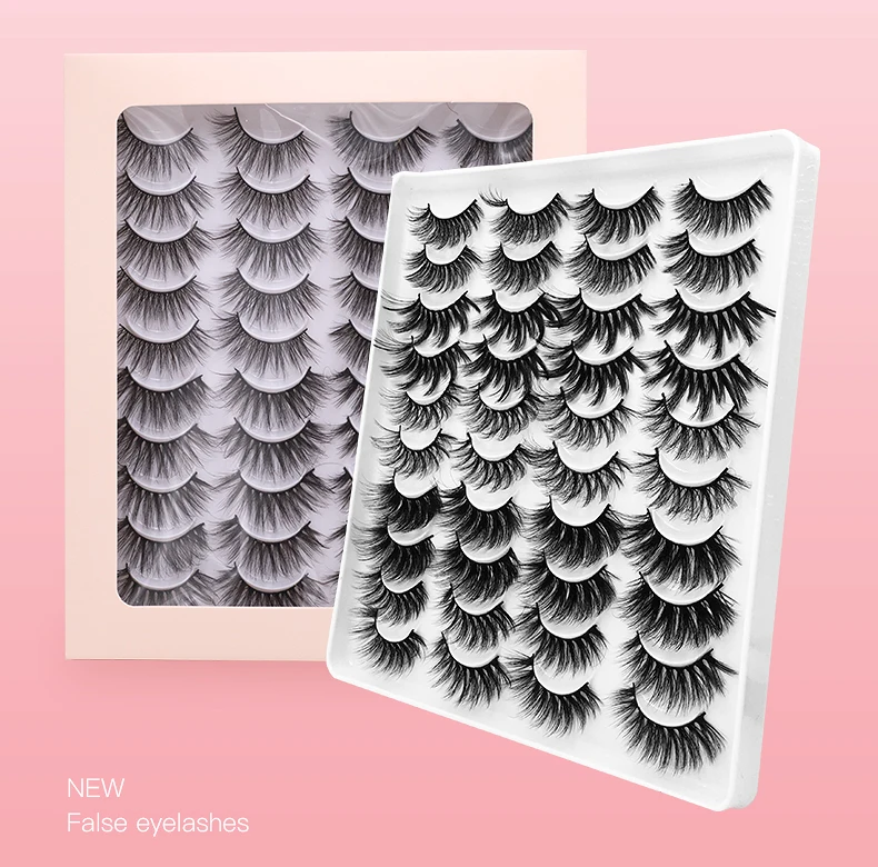 20 pairs in 1 Multi pack False Eyelash 3D Soft Faux Mink Eyelashes 18mm 20mm False Lashes Faux Eye Lashes, Pink
20 pairs in 1 Multi pack False Eyelash 3D Soft Faux Mink Eyelashes 18mm 20mm False Lashes Faux Eye Lashes, Pink