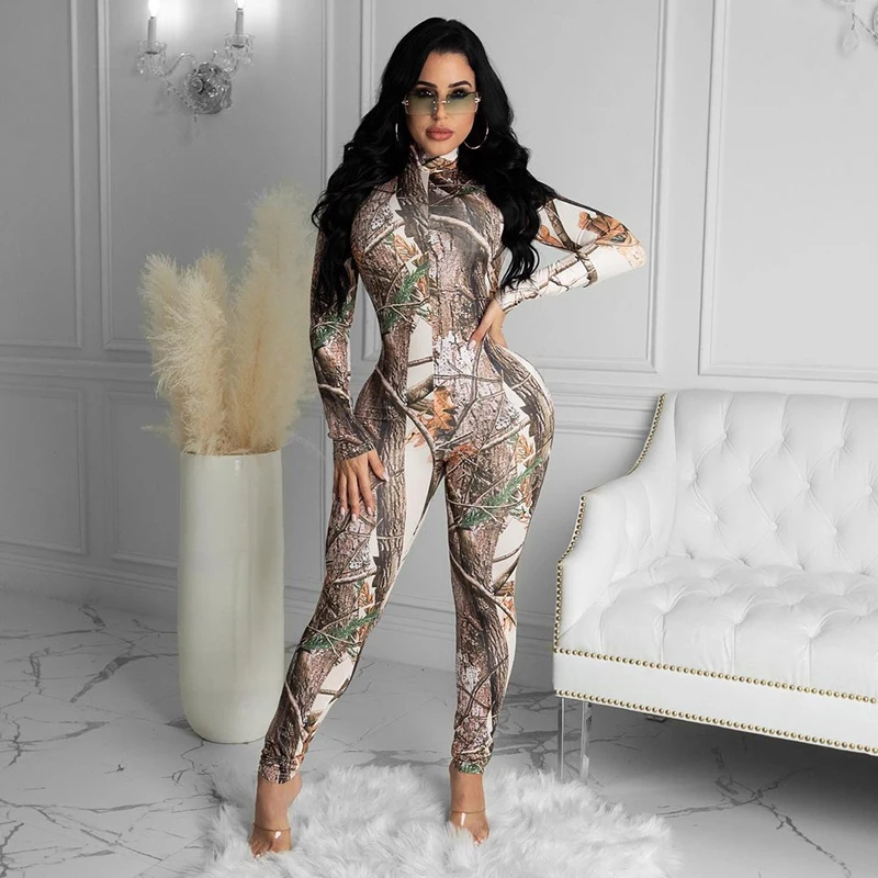 Bomblook M20831J Leaf Print Women Junpsuit 2021 NEW Arrival Long Sleeve Zipper Skinny Overalls Fashion Sportwear
Bomblook M20831J Leaf Print Women Junpsuit 2021 NEW Arrival Long Sleeve Zipper Skinny Overalls Fashion Sportwear