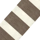 100% Polyester double layer zebra blinds fabric for window shades