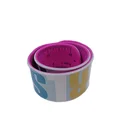 Factory Promotional Gifts Custom Colorful Logo Ruler Silicone Slap Bracelet