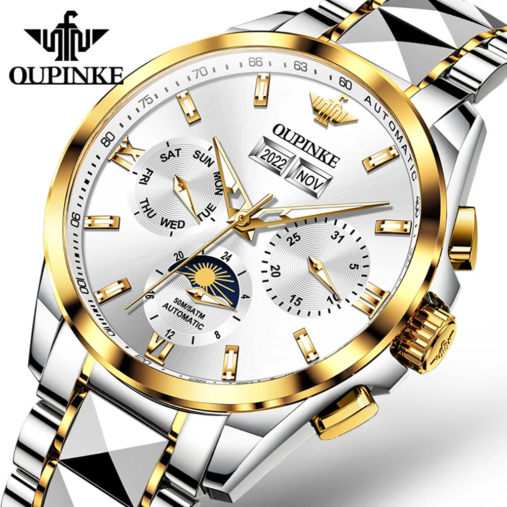 Oupinke3201Oem watch New Design Transparent Genuine Waterproof Skeleton Mens wrist Watch Automatic Top Mechanical luxury brand
Oupinke3201Oem watch New Design Transparent Genuine Waterproof Skeleton Mens wrist Watch Automatic Top Mechanical luxury brand