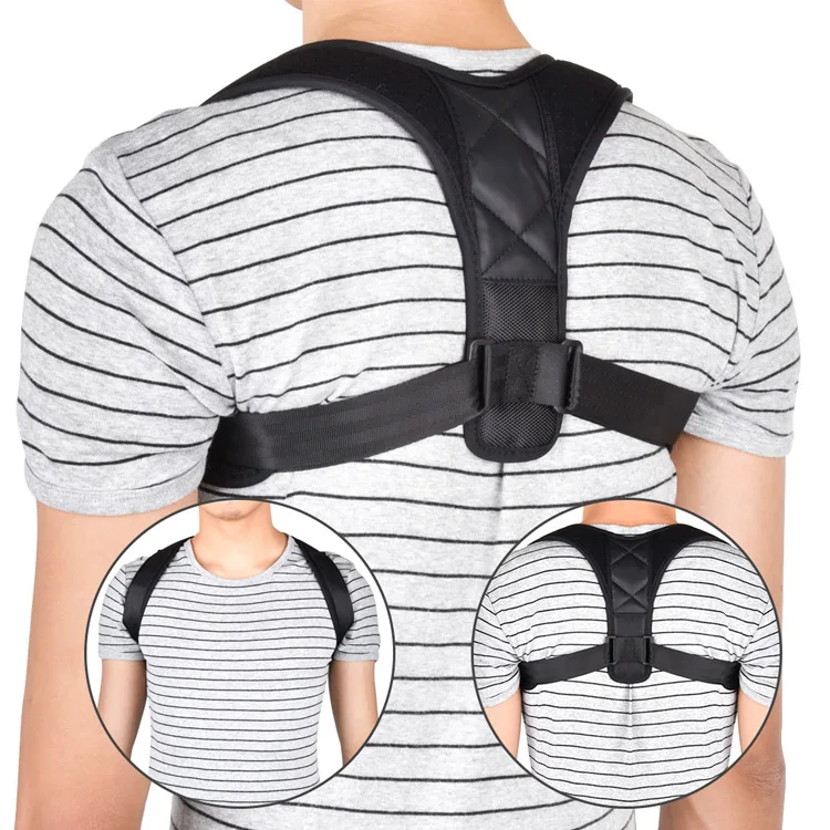 Comfort Pad Humpback Corset Back Straightener Support Adjustable Posture Corrector Belt For Men, Black
Comfort Pad Humpback Corset Back Straightener Support Adjustable Posture Corrector Belt For Men, Black