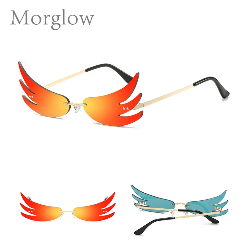 New Fashion Rimless Metal Frame Fire Shaped Trendy Sunglasses for Men Women, Custom colors
New Fashion Rimless Metal Frame Fire Shaped Trendy Sunglasses for Men Women, Custom colors