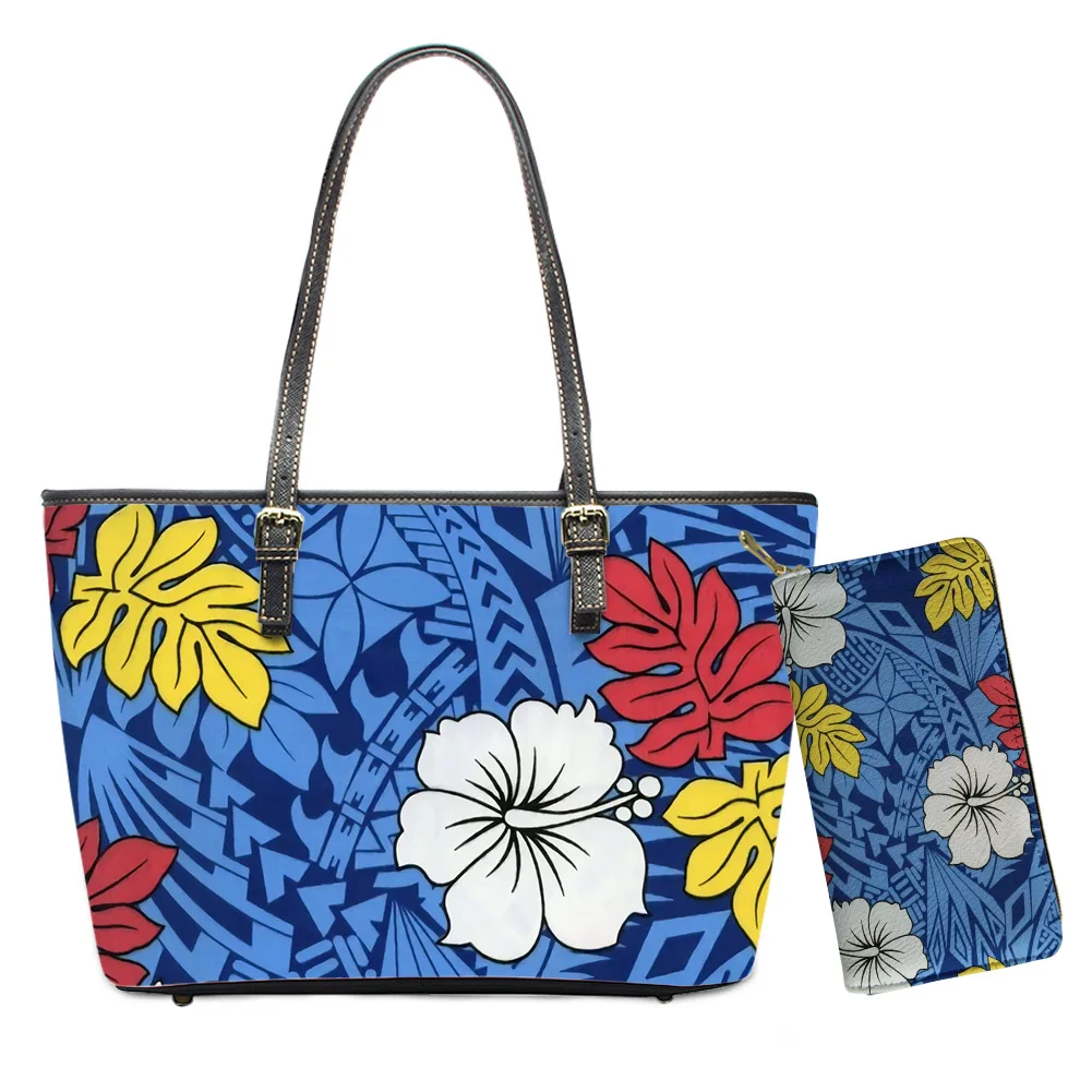 DHFlower Design Purses And Handbags Retro Blue Polynesian Floral Woman Bags Luxury Handbags Set Pu Leather Handbags For Women
DHFlower Design Purses And Handbags Retro Blue Polynesian Floral Woman Bags Luxury Handbags Set Pu Leather Handbags For Women