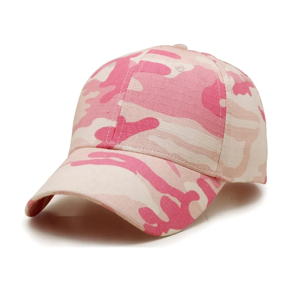 OEM quality polyester material with pink camouflage printing 6 panel baseball cap and hat for women
OEM quality polyester material with pink camouflage printing 6 panel baseball cap and hat for women