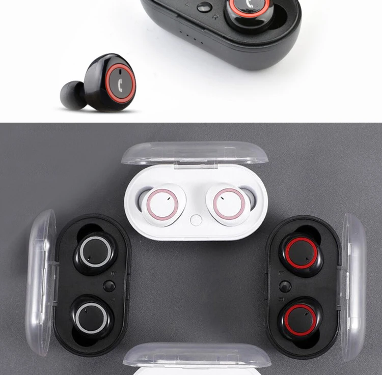 TWS 199 Free Shipping China Factory High Quality Wireless Stereo Earbuds OEM ODM Logo print TWS True Wireless Earbuds 5D Stereo - ANKUX.COM