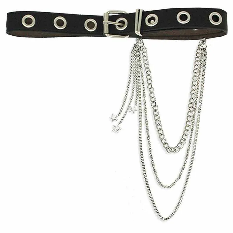 2022 New Arrival Punk Layered Waist Chain Fashion Hip Hop Pentagram Tassel Pendant Waist Chain for Women Girls, Silver
2022 New Arrival Punk Layered Waist Chain Fashion Hip Hop Pentagram Tassel Pendant Waist Chain for Women Girls, Silver