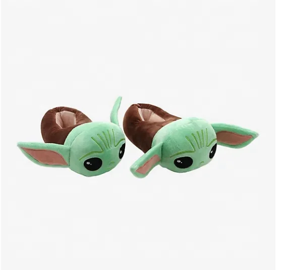 2021 hot sale The Mandalorian The Yoda Plush Slippers
