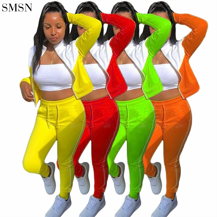 Hot Sale Sport Patchwork Women Clothing Women Sweatsuit Set Tracksuit Joggers Pants Two Piece Pants Set
Hot Sale Sport Patchwork Women Clothing Women Sweatsuit Set Tracksuit Joggers Pants Two Piece Pants Set