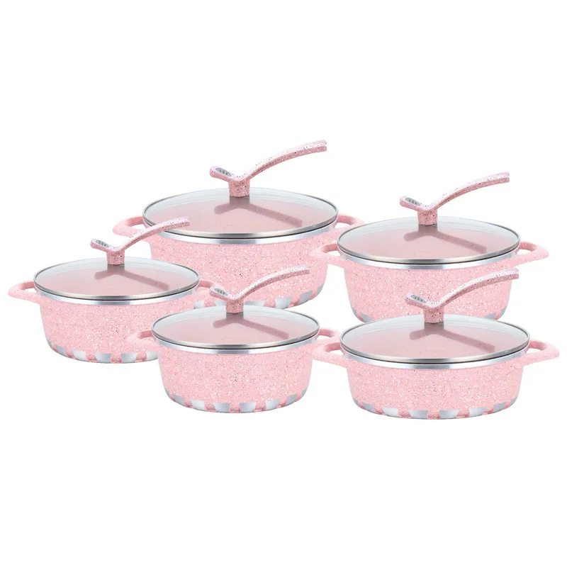 customized titanium bottom dessini kitchen pots cookingware nonstick granite cookware sets, Customized color
customized titanium bottom dessini kitchen pots cookingware nonstick granite cookware sets, Customized color