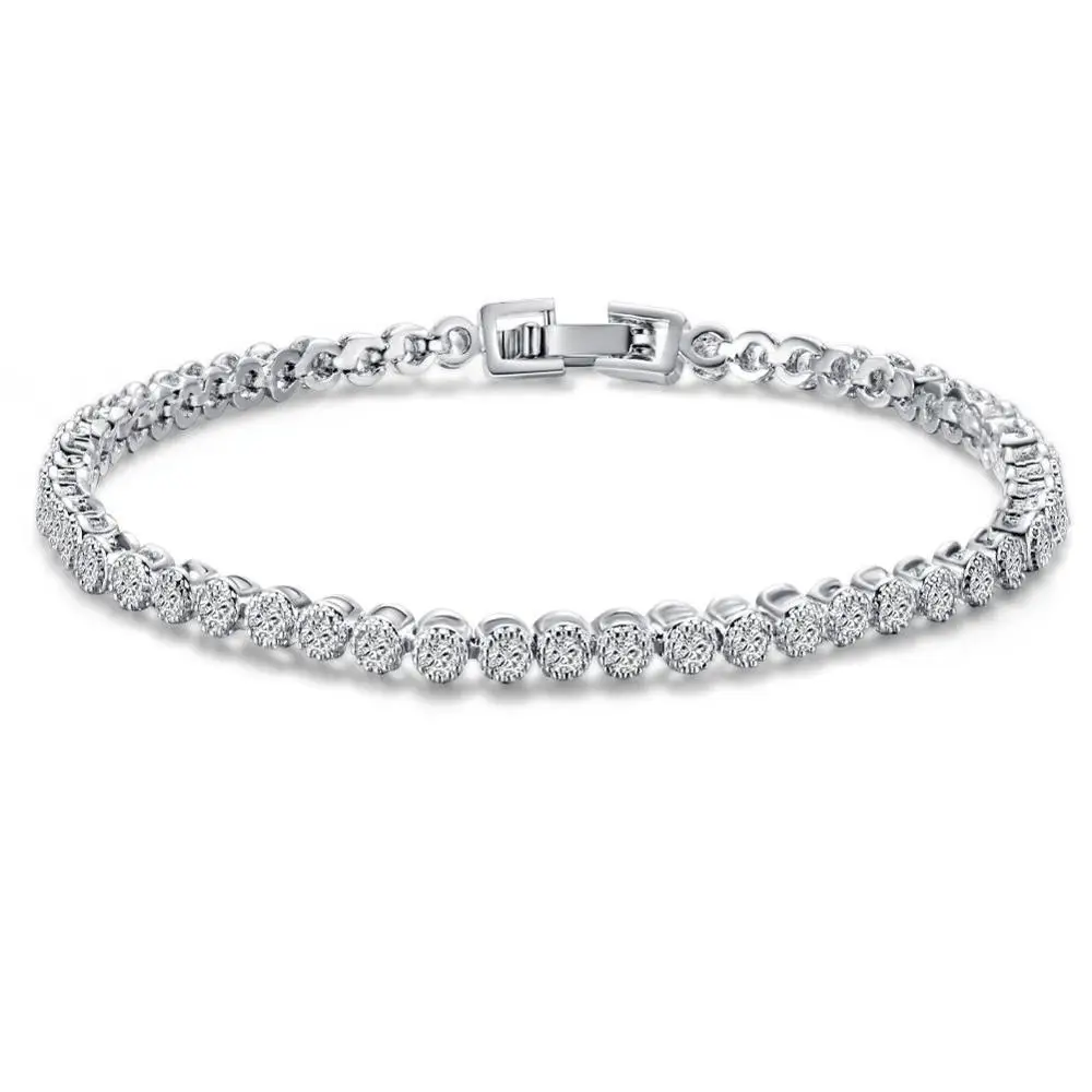Wholesale bracelet female sweet crystal students silver plated hand jewelry simple zircon slap bracelet, As pic
Wholesale bracelet female sweet crystal students silver plated hand jewelry simple zircon slap bracelet, As pic