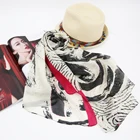 Wholesale Scarf Scarves Printed Scarf Women Wholesale Custom Printed 100% Silk Scarf Women Chiffon Scarves