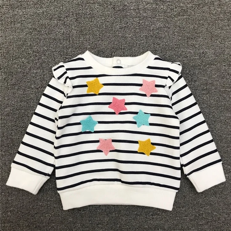Hot Sale White Cartoon Animal Embroidery Baby Girls Crew Neck Sweatshirt For Autumn Stock Wholesale
Hot Sale White Cartoon Animal Embroidery Baby Girls Crew Neck Sweatshirt For Autumn Stock Wholesale