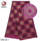 African high quality bridal textile jacquard knitting 100% cotton fabric for garment