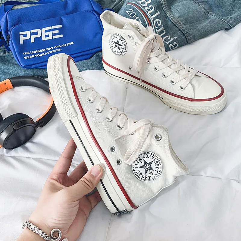 Reprint The 1970S Classic High-Top Canvas Shoes Low-Top Board Shoes Women'S Shoes Retro Style
Reprint The 1970S Classic High-Top Canvas Shoes Low-Top Board Shoes Women'S Shoes Retro Style