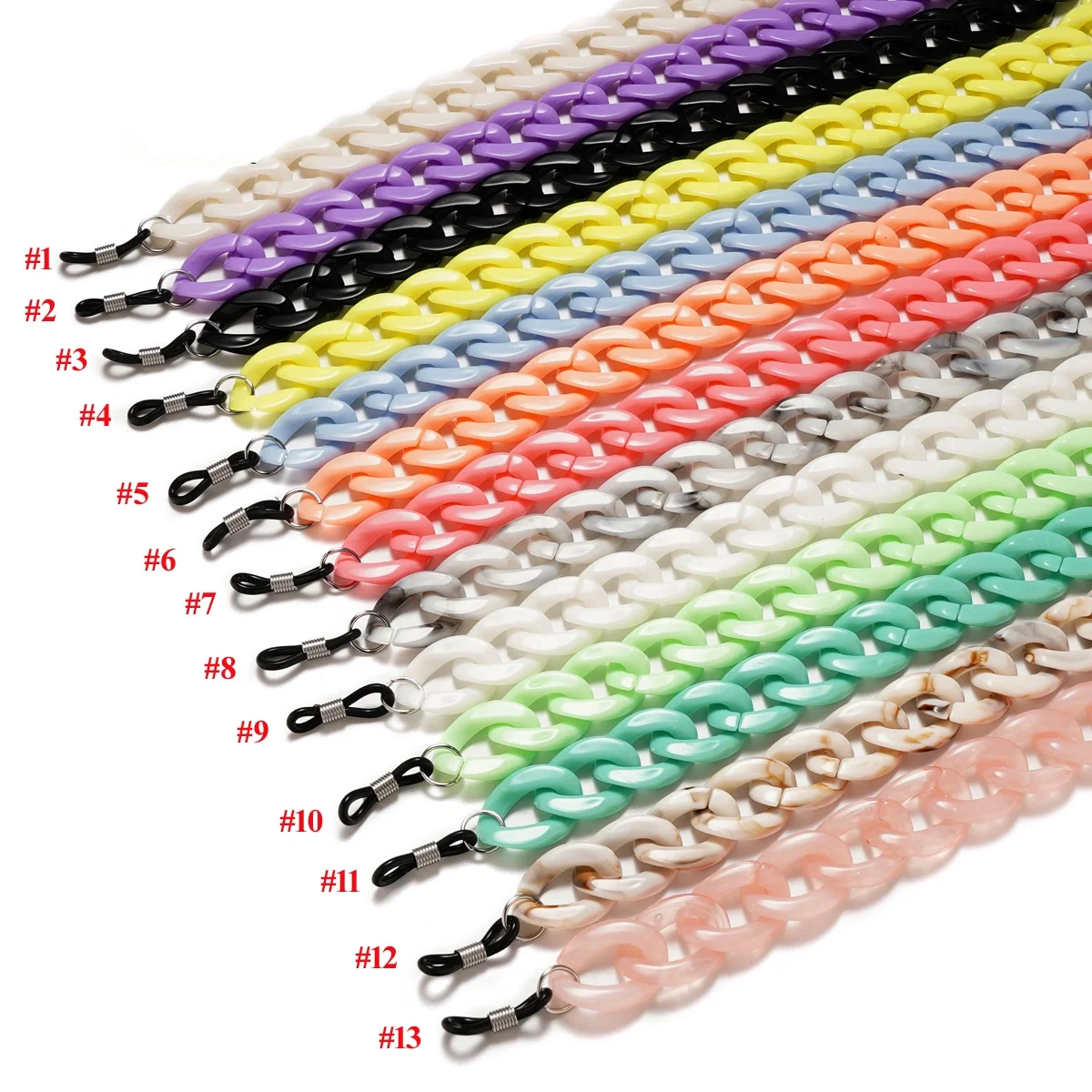 Hot Sell Eyewear Glasses Acrylic Fashion Chain Strap Multicolor Chunky Tortoise Sunglass Chains, Multi-color
Hot Sell Eyewear Glasses Acrylic Fashion Chain Strap Multicolor Chunky Tortoise Sunglass Chains, Multi-color