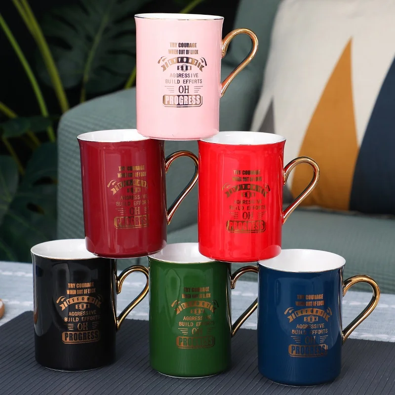 Wholesale gold painted ceramic cup Nordic Ins creative water cup coffee cup business gift mug custom logo, As picure or customized
Wholesale gold painted ceramic cup Nordic Ins creative water cup coffee cup business gift mug custom logo, As picure or customized