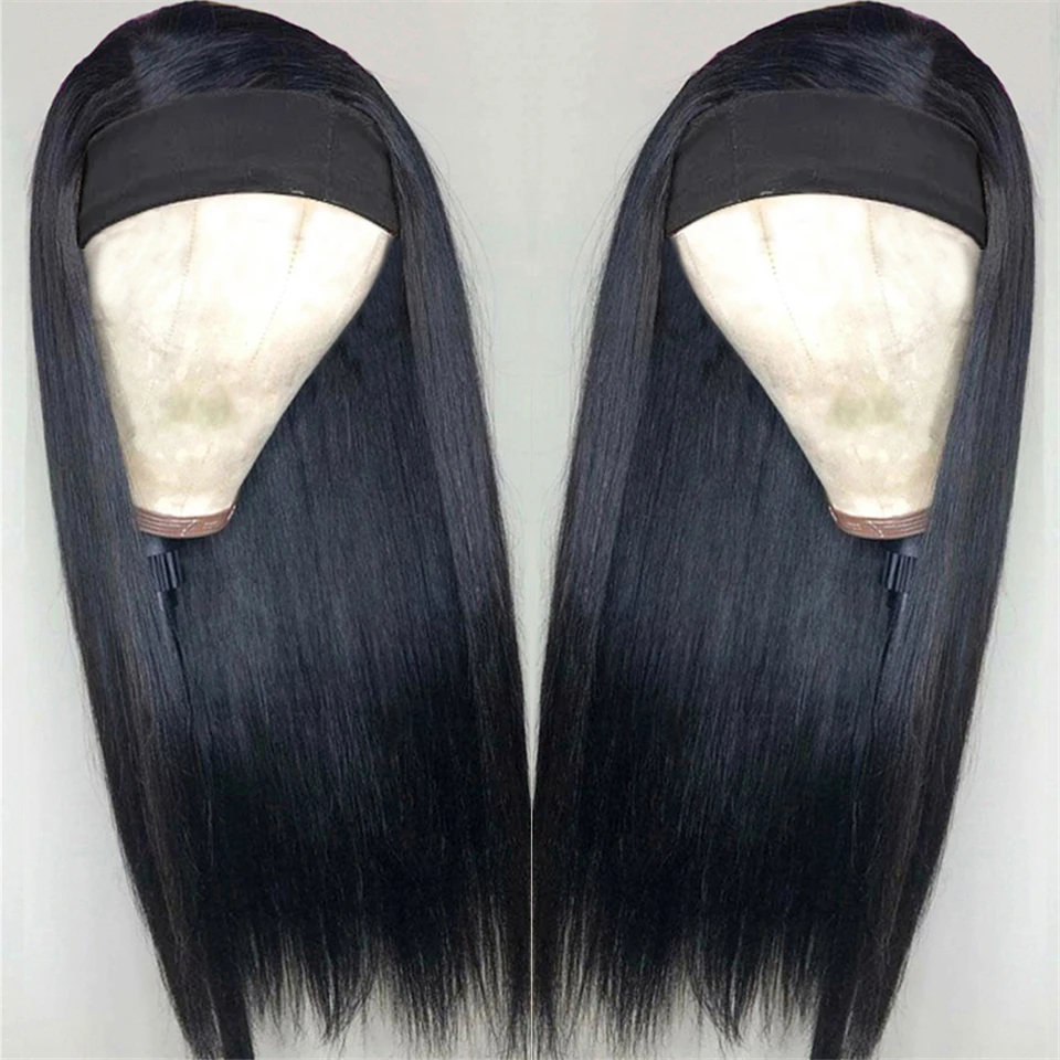 Headband Wigs For Black Women Brazilian Straight Human Hair Wigs Glueless Remy Scarf Full Machine Headband Wig Human Hair
Headband Wigs For Black Women Brazilian Straight Human Hair Wigs Glueless Remy Scarf Full Machine Headband Wig Human Hair