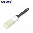 2 inches cheap flat paint brush with black plastic handle