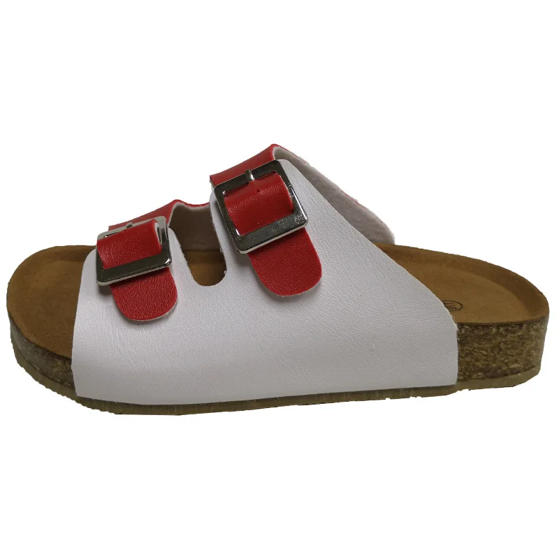 Wholesle Summer Kids Slippers TPR Cork Wood White Red Hard-wearing Kids Beach Slippers
Wholesle Summer Kids Slippers TPR Cork Wood White Red Hard-wearing Kids Beach Slippers
