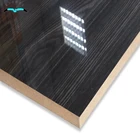 Wood Fiber Mdf High Gloss Melamine Mdf Board For Furniture