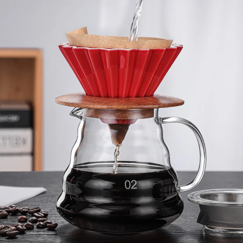 wave shape ceramic coffee filter cup hand drip pour over coffee maker holder, Colored
wave shape ceramic coffee filter cup hand drip pour over coffee maker holder, Colored