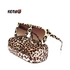 Kenbo 2019 Fashion Oversized Designer Leopard Women Sunglasses Cheap Wholesale Ladies Sun glasses