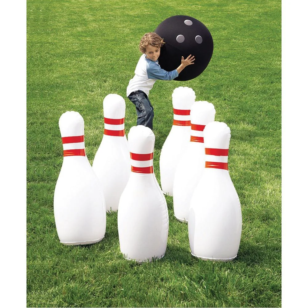 customized huge inflatable bowling pins/human bowling set/jumbo