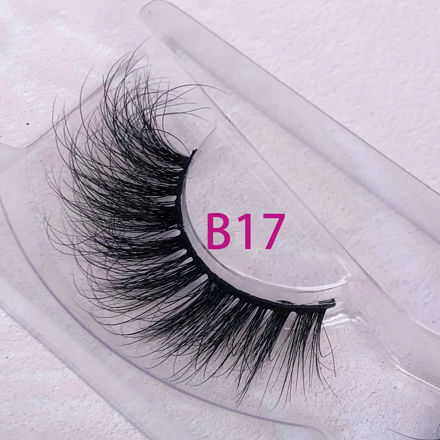 iShero 18mm lashes thin band light weight natural 5d mink eyelashes with custom mink lash box, Black
iShero 18mm lashes thin band light weight natural 5d mink eyelashes with custom mink lash box, Black