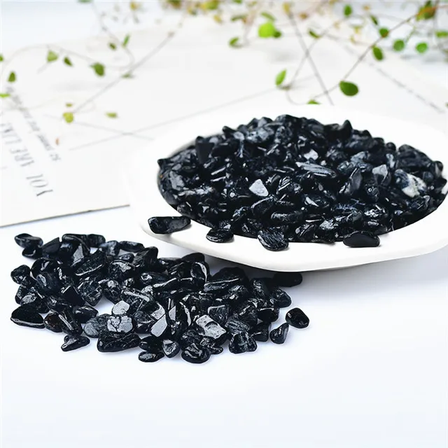 Natural quartz 7-12mm loose chips healing crystals black tourmaline gravel stones for Fish tank decoration
Natural quartz 7-12mm loose chips healing crystals black tourmaline gravel stones for Fish tank decoration