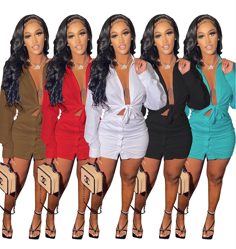 2021 women's summer sets t shirt women and button ladies skirts Solid Color two piece skirt set, White
2021 women's summer sets t shirt women and button ladies skirts Solid Color two piece skirt set, White