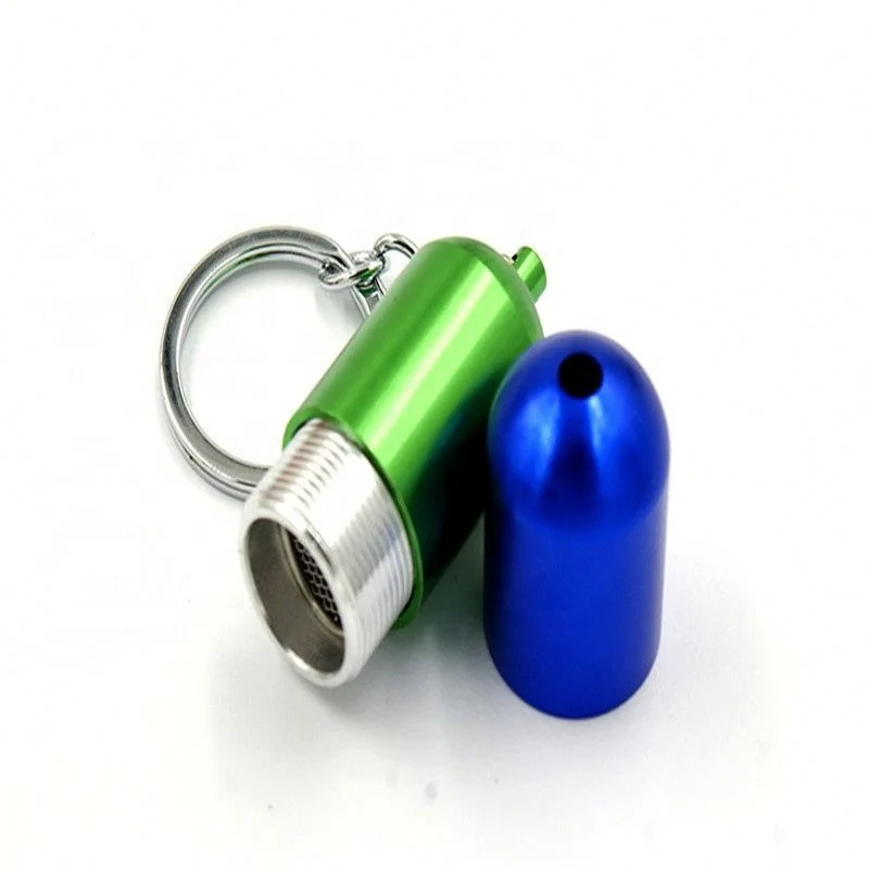 JH Mixcolor Metal Keychain Portable Smoking Pipe Creative Capsule Mini Tobacco Accessories, Random
JH Mixcolor Metal Keychain Portable Smoking Pipe Creative Capsule Mini Tobacco Accessories, Random