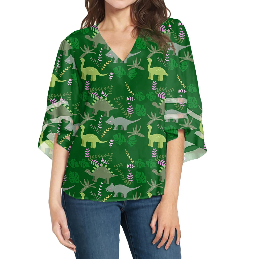 Custom Clothing Manufacturers Cartoon sloth animal Pattern Women Chiffon Blouse V Neck Short Sleeve Casual Top Shirts for Summer
Custom Clothing Manufacturers Cartoon sloth animal Pattern Women Chiffon Blouse V Neck Short Sleeve Casual Top Shirts for Summer