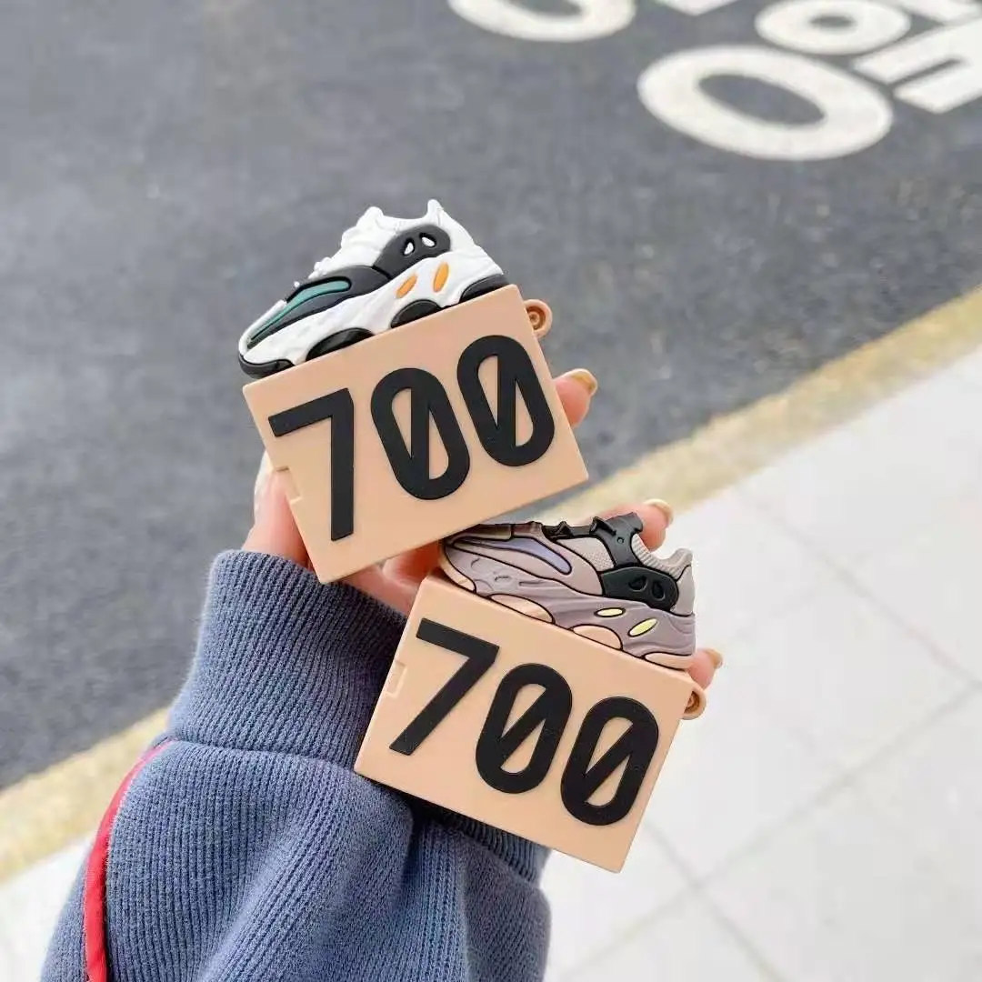 Wholesale Silicone Luxury 3D Shoe Sneaker Box Design For Airpod Case For airpod 1/2, Multiple colors
Wholesale Silicone Luxury 3D Shoe Sneaker Box Design For Airpod Case For airpod 1/2, Multiple colors