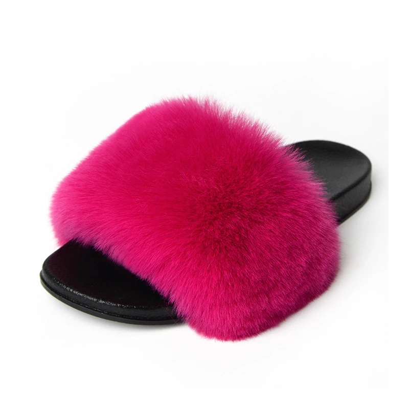 Hot Selling Modern Indoor Open-toed Soft Warm Pink Faux Fur Slippers, Customized color
Hot Selling Modern Indoor Open-toed Soft Warm Pink Faux Fur Slippers, Customized color