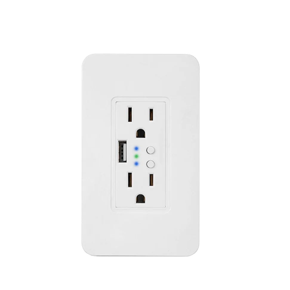 Smart Home interruptor wifi Dual Port with USB 2000mA Wall Charger Adapter 16A US/Plug Socket Power Outlet Panel 90~250V
Smart Home interruptor wifi Dual Port with USB 2000mA Wall Charger Adapter 16A US/Plug Socket Power Outlet Panel 90~250V