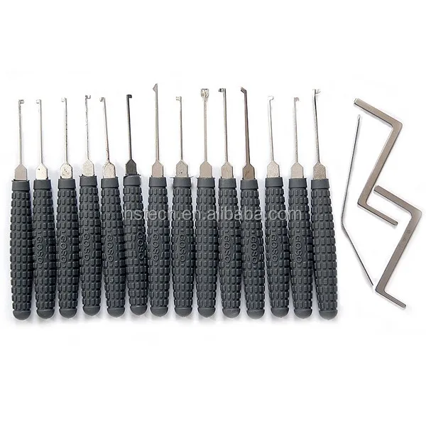 Goso Dimple Lock Pick 14pcs with round bar stock auto smart used lock pick set, Clear
Goso Dimple Lock Pick 14pcs with round bar stock auto smart used lock pick set, Clear