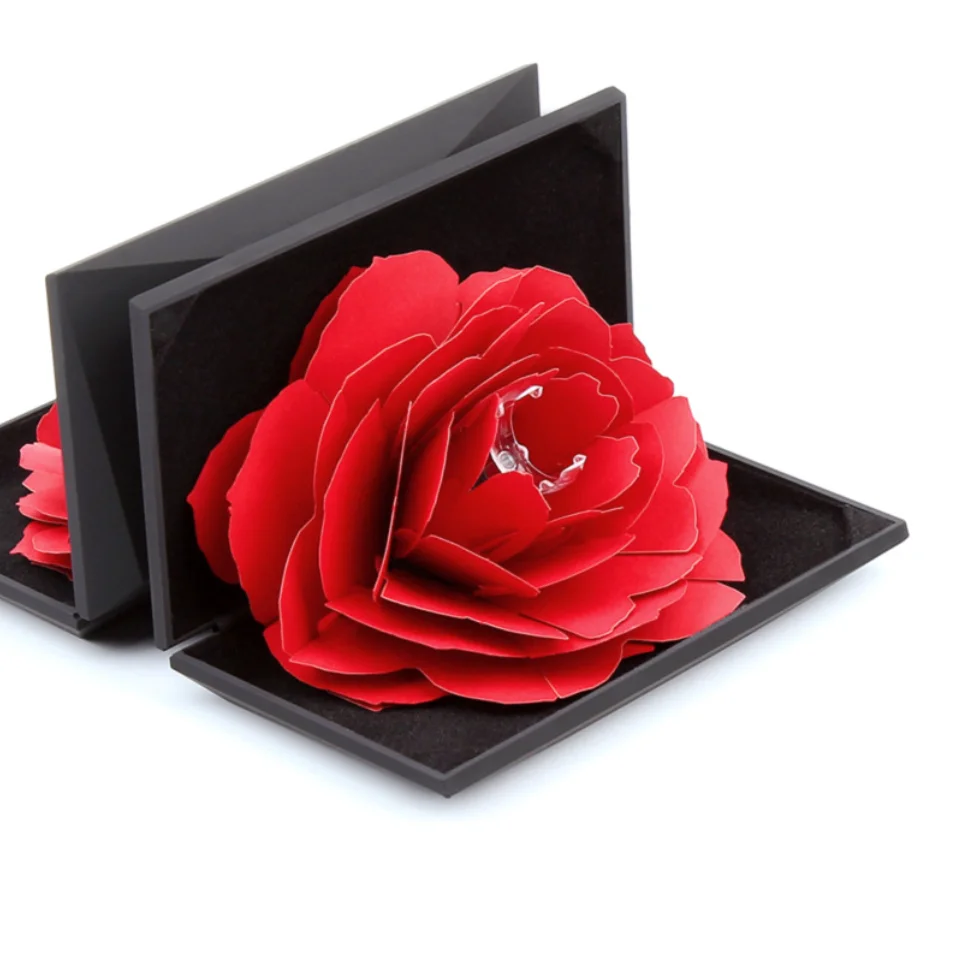 2020 pop up rose rotating jewelry box logo custom packaging box jewelry for wedding engagement, Red, pink, black, blue, gold
2020 pop up rose rotating jewelry box logo custom packaging box jewelry for wedding engagement, Red, pink, black, blue, gold