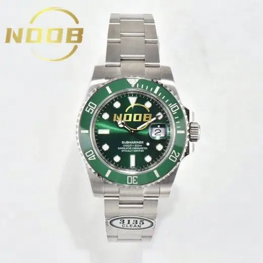 

Luxury Sports Diving Watch New Product Clean Factory Super 3135 Movement 904L Steel 40mm 116610LN Ceramic Hulk Watch