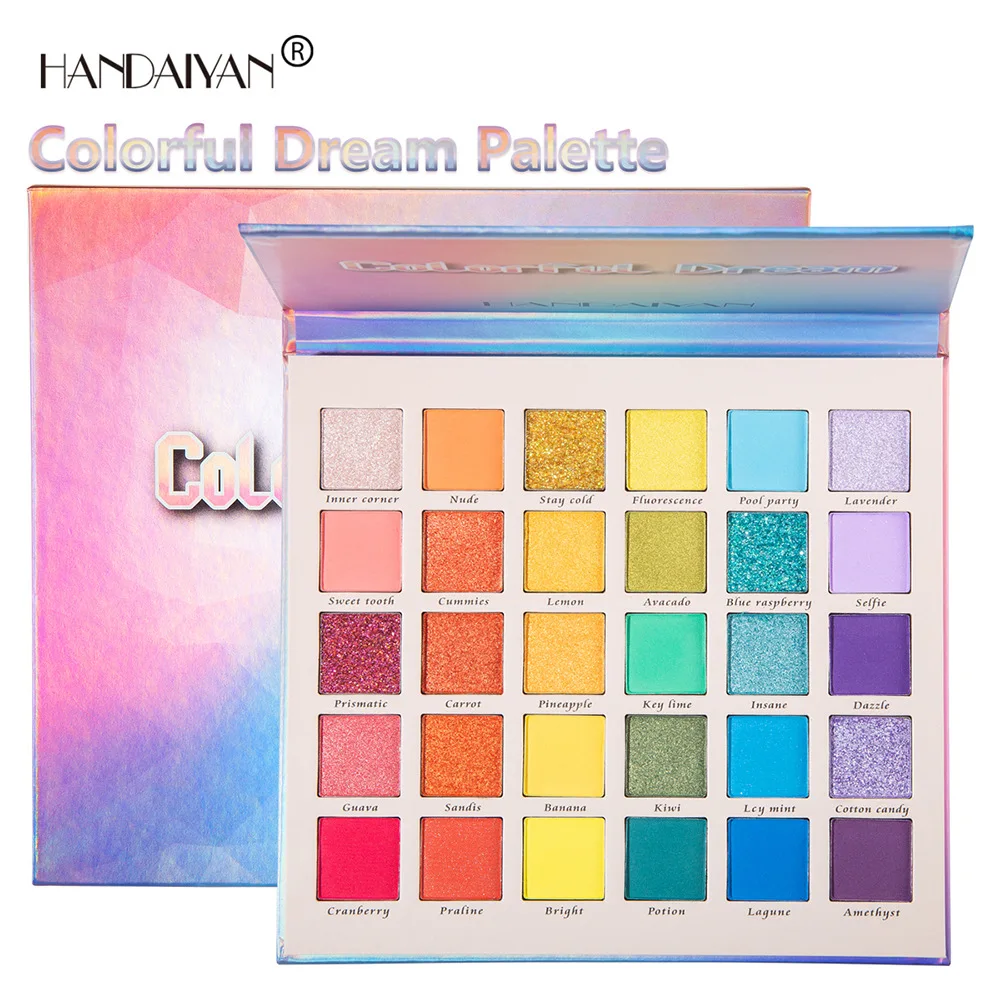 Handaiyan New 30 Colors free Vegan eyeshadow palette square eyeshadow cosmetic makeup
Handaiyan New 30 Colors free Vegan eyeshadow palette square eyeshadow cosmetic makeup
