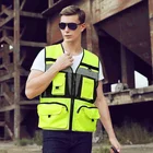 hot sale customized quick dry breathable windproof comfortable safety reflective clothing vest