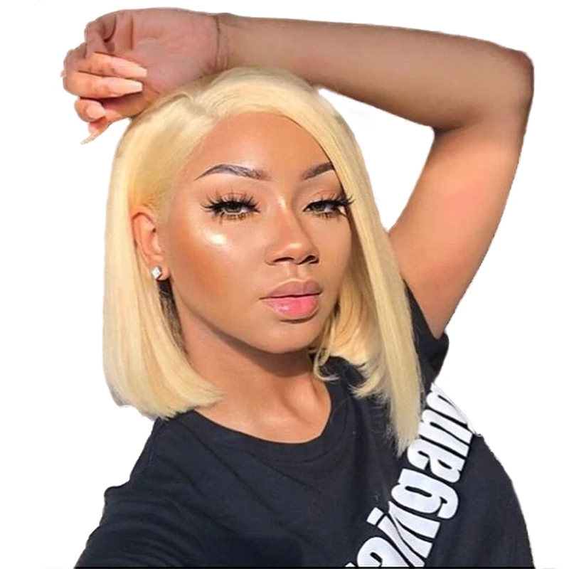 Rosabeauty 613 Blonde 4X4 HD Transparent Lace Front Human Hair Wigs Straight Brazilian Short Bob Closure Wig Black Woman
Rosabeauty 613 Blonde 4X4 HD Transparent Lace Front Human Hair Wigs Straight Brazilian Short Bob Closure Wig Black Woman