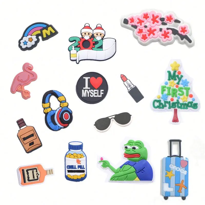 Shoe Charms Buttons Pins for Croc and Bracelets Designer Luxury Croc Shoe charm Accessories
Shoe Charms Buttons Pins for Croc and Bracelets Designer Luxury Croc Shoe charm Accessories
