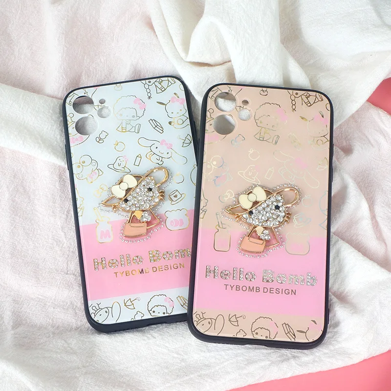 2021 new luxury diamond Hello kitty phone case for iPhone 12 11 Pro Max 7 8 Plus XR X fashion cute cat sequins, Same as the picture
2021 new luxury diamond Hello kitty phone case for iPhone 12 11 Pro Max 7 8 Plus XR X fashion cute cat sequins, Same as the picture