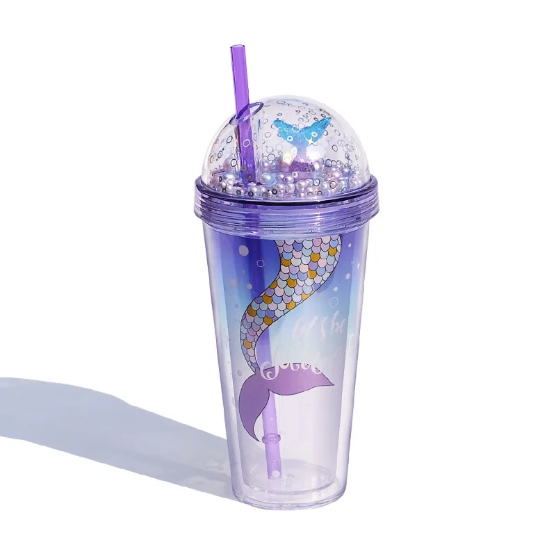 Double Wall Glitter Mermaid Cup Water Bottle Acrylic Ice Cream Tumbler With Straw for Children Kids Adult
Double Wall Glitter Mermaid Cup Water Bottle Acrylic Ice Cream Tumbler With Straw for Children Kids Adult