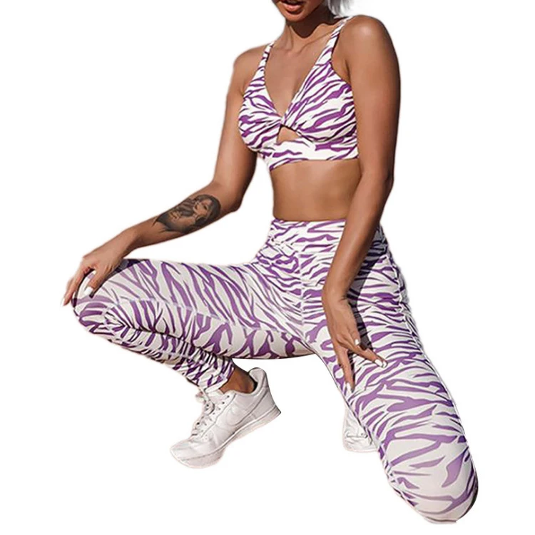 New Striped Printing Yoga Fitness Suit Sports Set High Waisted One Sleeve Two Piece Set Women Seamless Fitness Yoga Wear
New Striped Printing Yoga Fitness Suit Sports Set High Waisted One Sleeve Two Piece Set Women Seamless Fitness Yoga Wear
