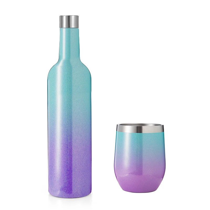 Hot sell wholesale double wall stainless steel wine bottle custom logo, Customized color
Hot sell wholesale double wall stainless steel wine bottle custom logo, Customized color
