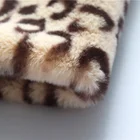 Plush Sale Fur Faux Fur Factory Directly Sale Fade Animal Faux Fur Fabric Synthetic Fake Leopard Fur