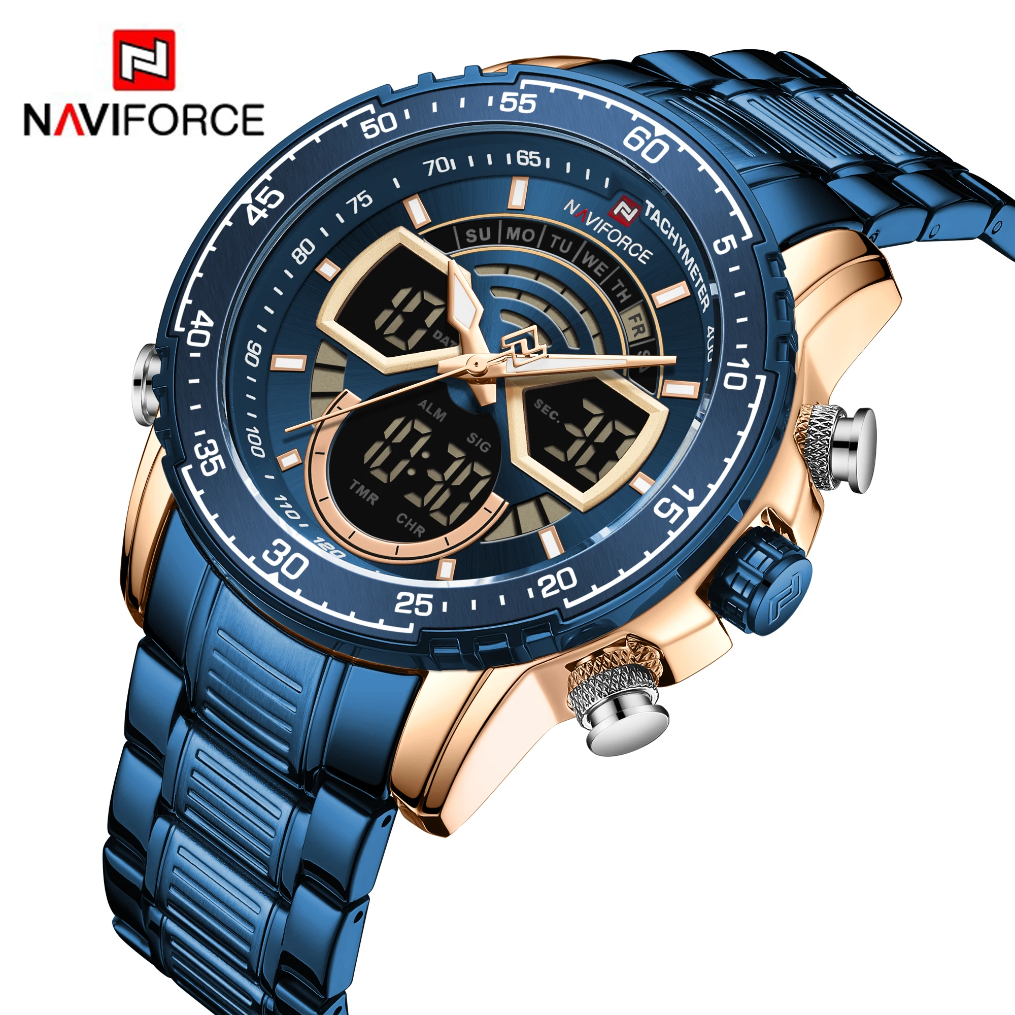 NAVIFORCE 9189 RGBE new design 2021 luxury mens watches bule watch stainless steel quartz Analog wrist watches NF9189
NAVIFORCE 9189 RGBE new design 2021 luxury mens watches bule watch stainless steel quartz Analog wrist watches NF9189