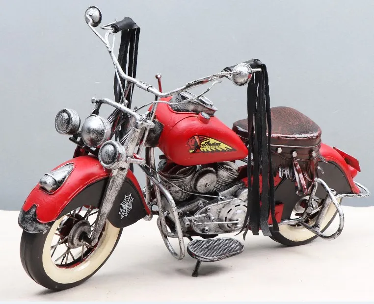 Metal Motorbike Model Iron Handicraft Antique Bronze Silver Halley Motorcycle Model for Office Home Decoration
Metal Motorbike Model Iron Handicraft Antique Bronze Silver Halley Motorcycle Model for Office Home Decoration